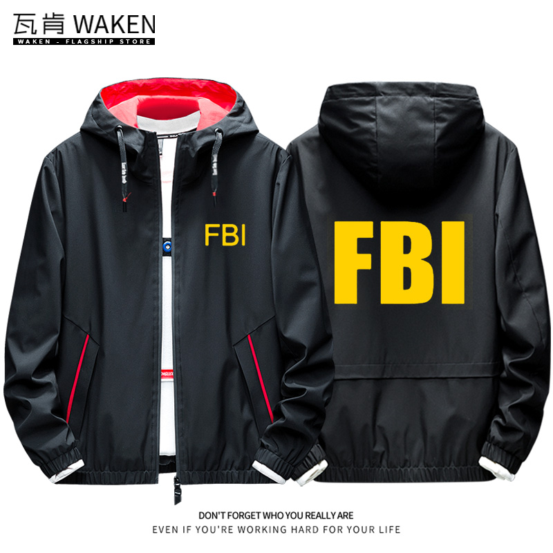 fbi美国联邦调查局特工电影电影周周边衣服秋冬季夹克