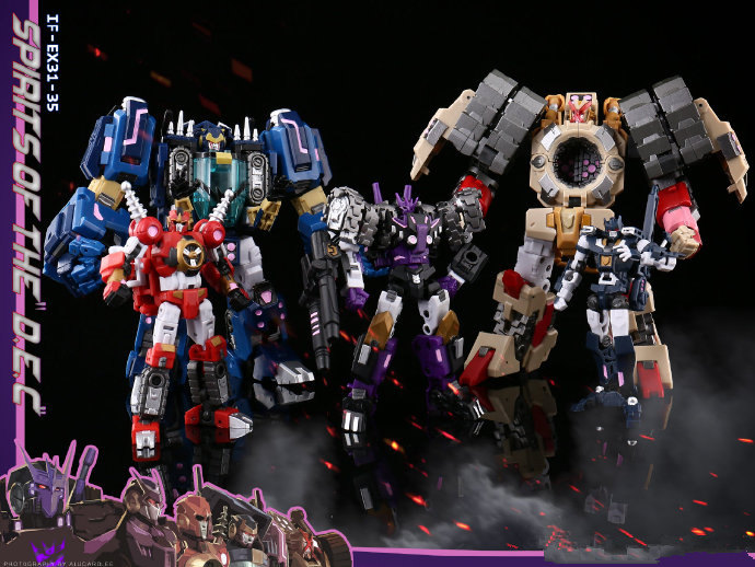 变形金刚铁工厂黑狗队组合合体金刚if ex31234狂之魂泰萨拉斯塔恩