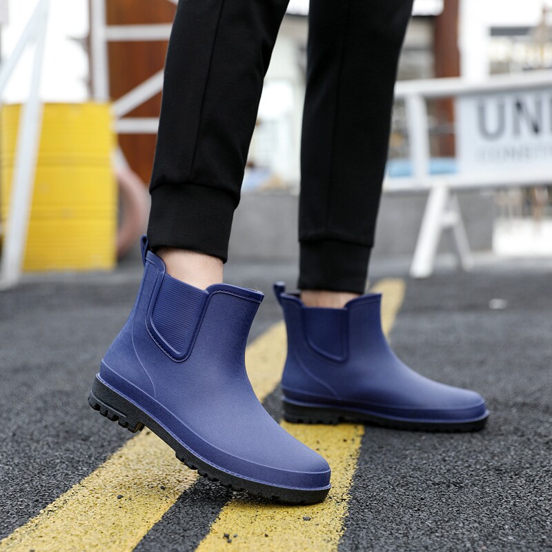 水鞋男夏季橡胶软底外卖休闲雨鞋工地钓鱼劳保雨鞋