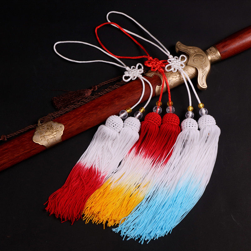 剑穗包邮高档冰丝太极武术比赛专业短剑加密更多太极配件