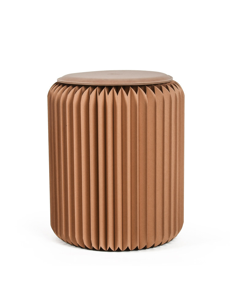 十八纸圆凳多功能家用客厅北欧创意家具ins网红板凳折叠矮凳子