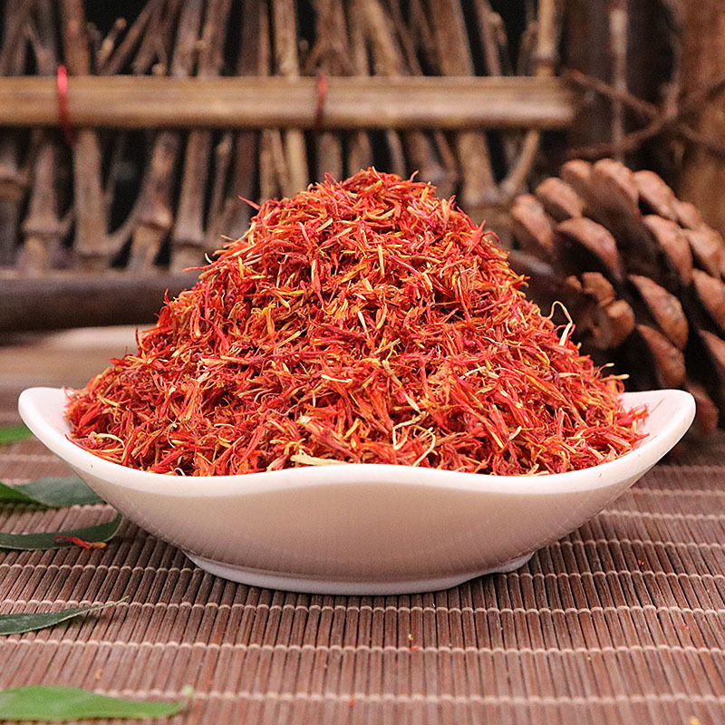 红花药用中药材藏红花500克新鲜干货泡酒食用泡脚红花