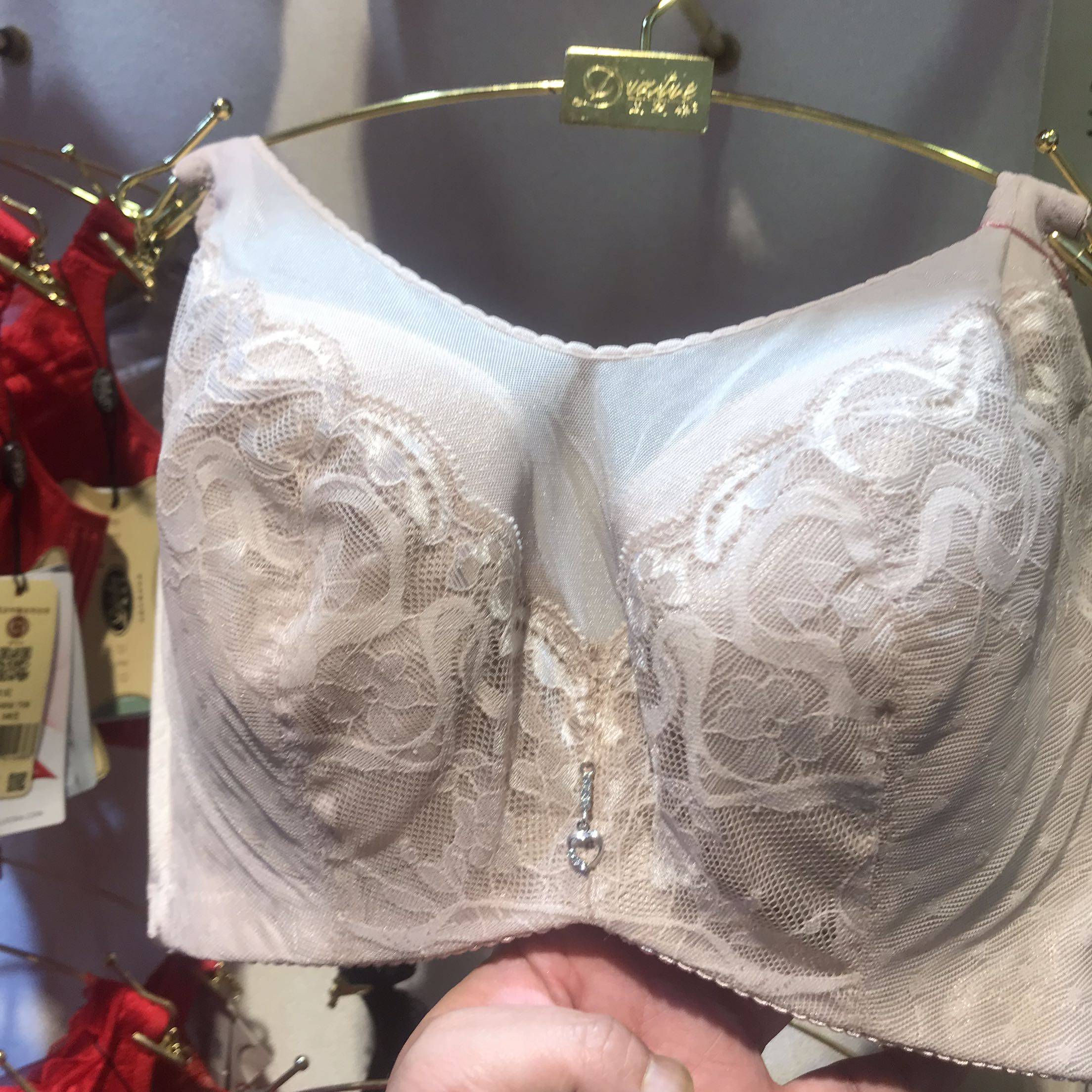 吉芝奴罩杯薄款内衣衣大上托调整整型文胸生态文胸