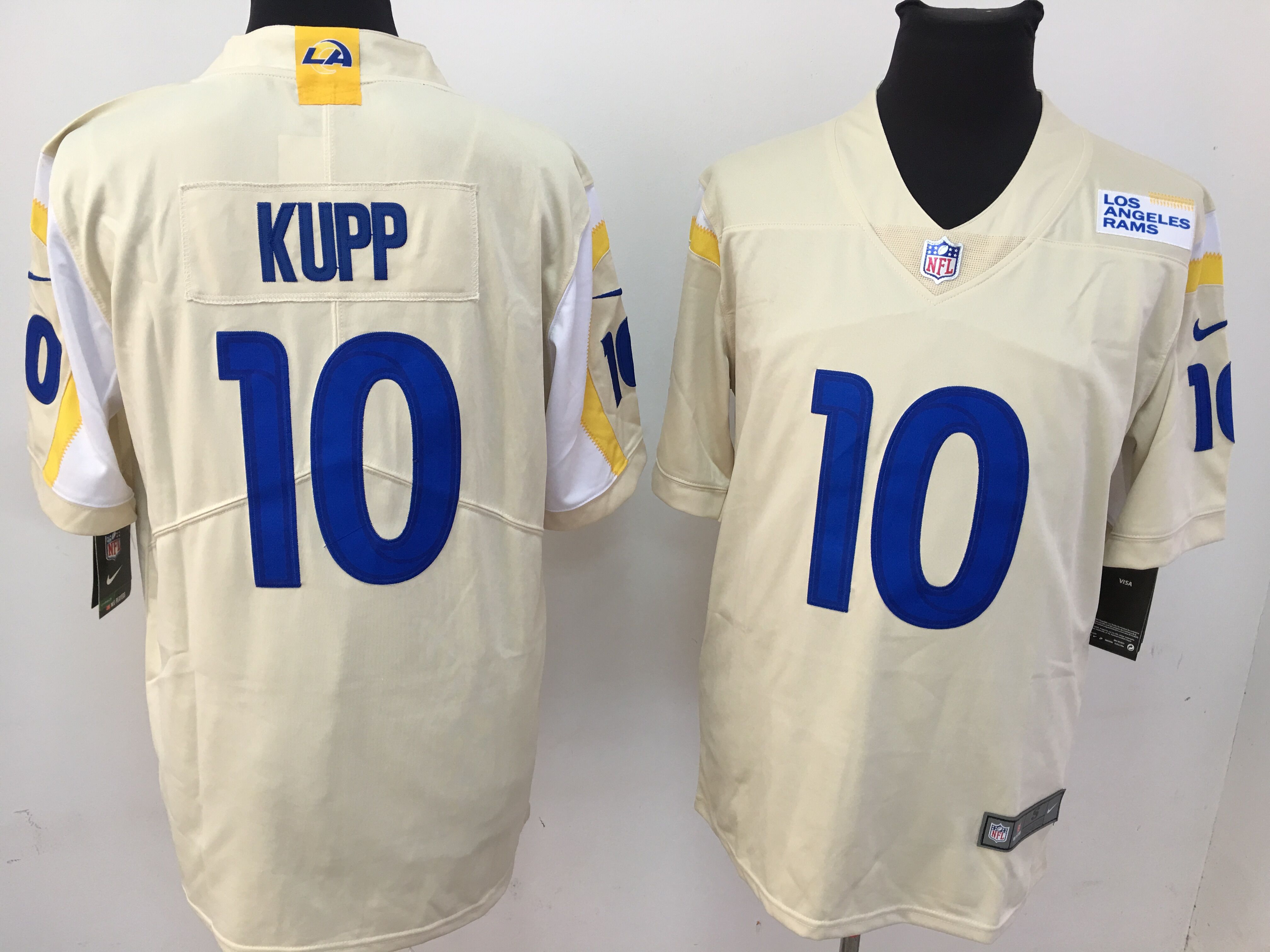 nfl洛杉矶公羊losangelesrams橄榄球10号cooperkupp橄榄球服