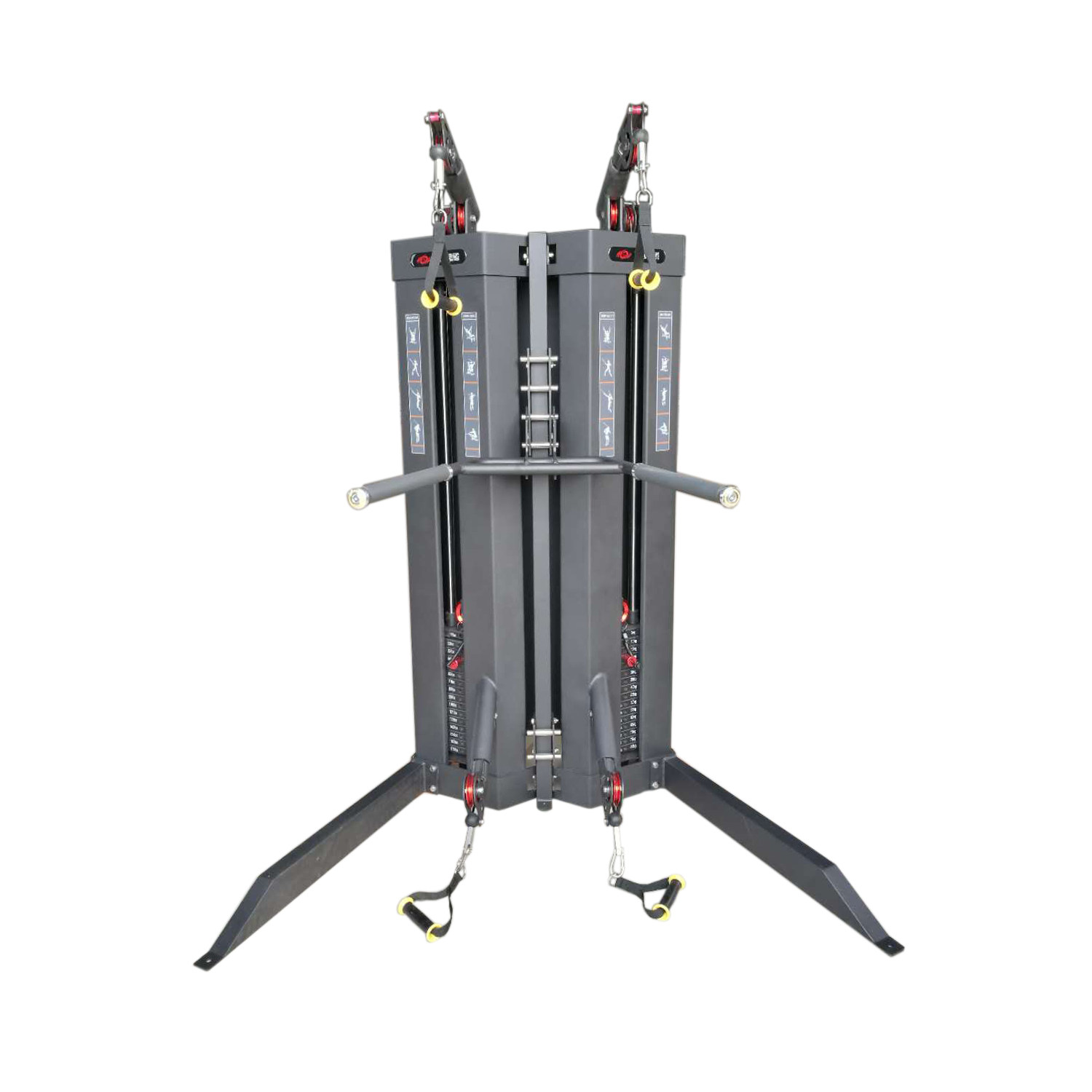 训练器综合模块化绳索训练系统商用小飞鸟高低力量训练器械综合性