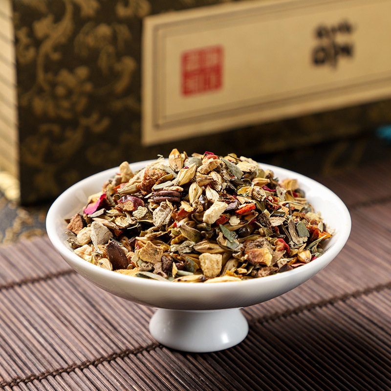 嫣茶记脂流茶明子冬瓜山楂橘皮葛根木瓜大麦养生茶