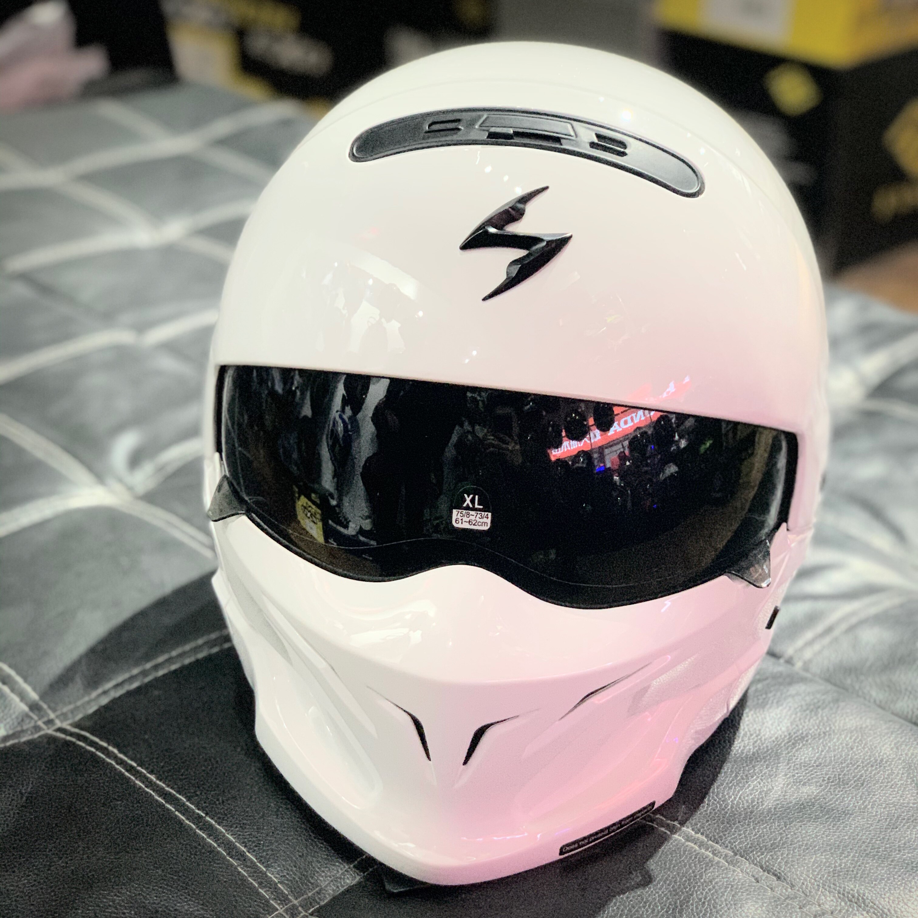 大唐装备scorpion热销蝎子酷帅机车头盔战士半盔摩托车头盔