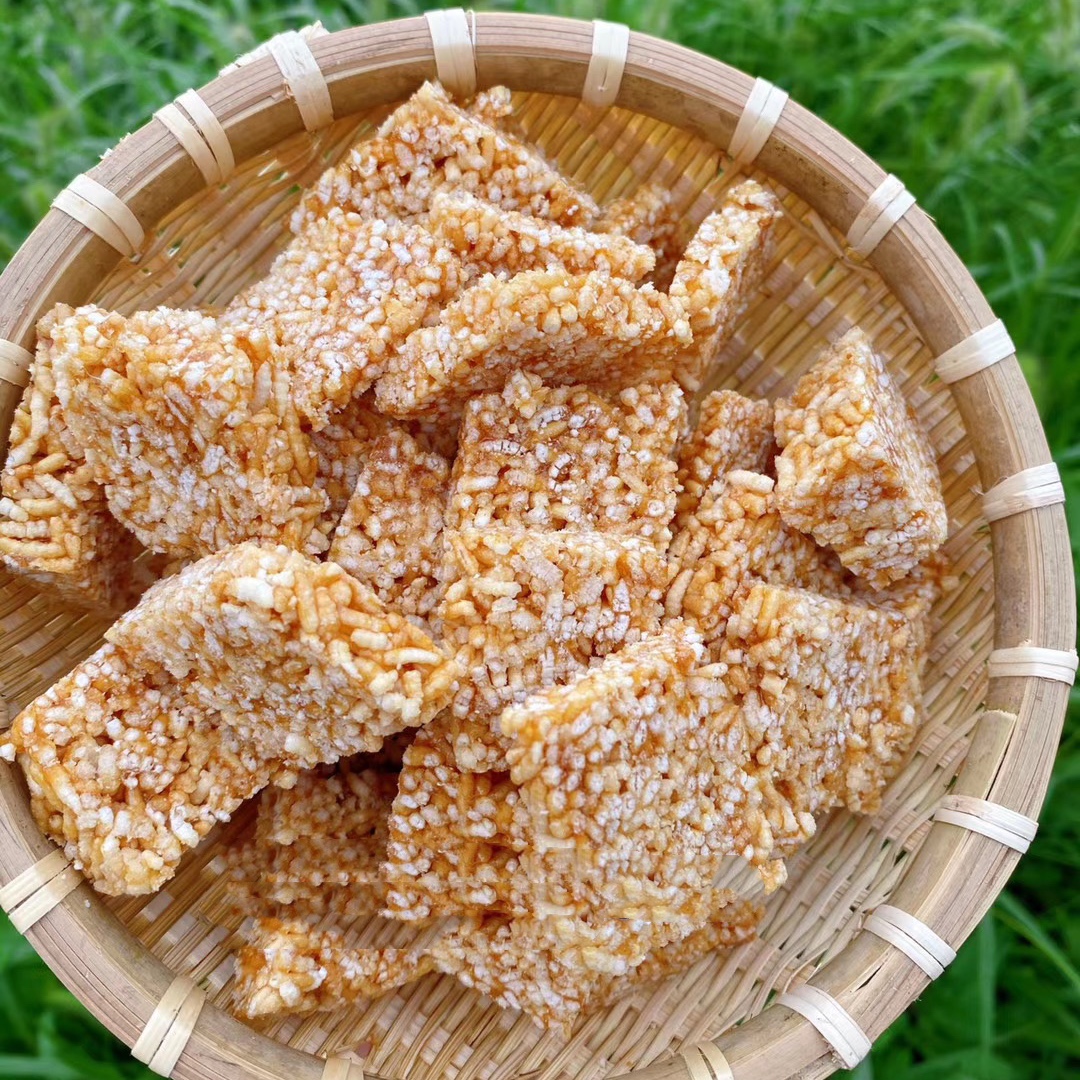 安徽太湖县特产手工农家番薯红薯米糖炒米糖冻米薯类制品