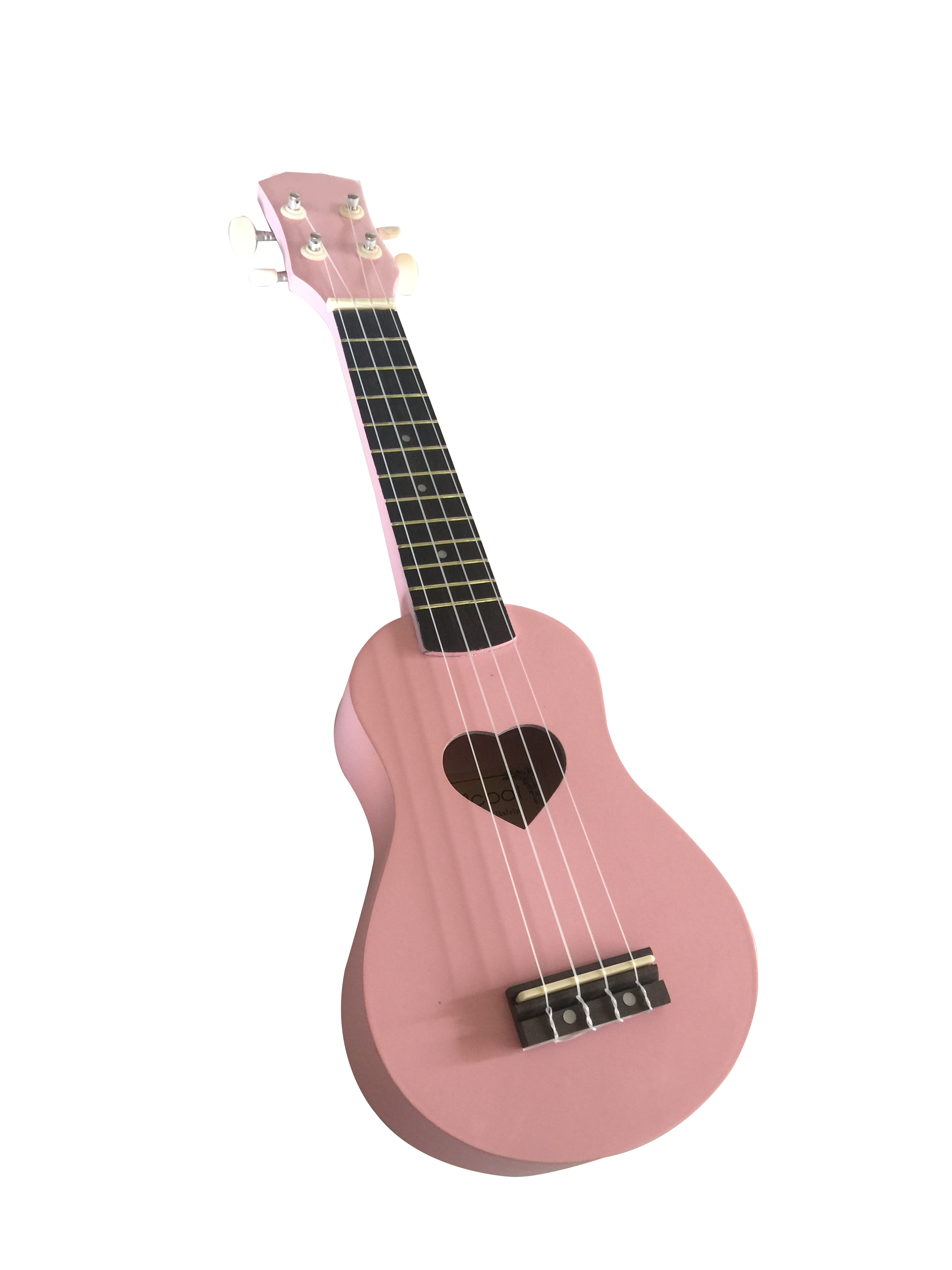 ukulele乌克丽丽女生21寸卡通尤克里里木质四弦琴23寸心形小吉他