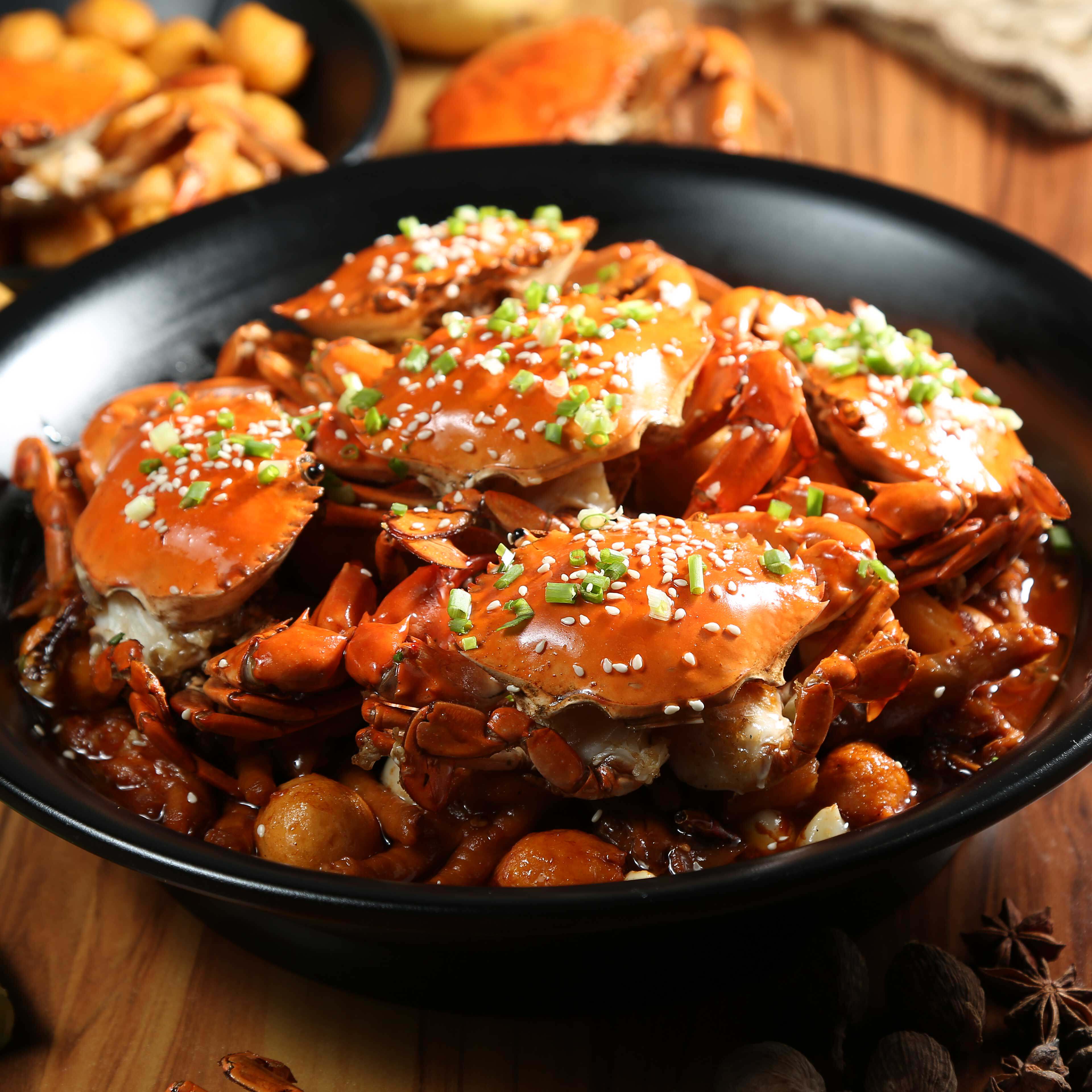 香辣肉蟹酱料味浓煲酱1kg底料辣味海鲜蟹煲酱类调料