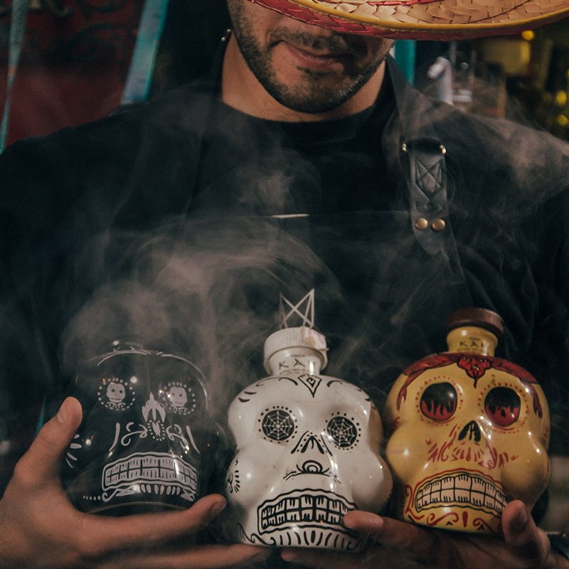 墨西哥原装进口洋酒kah灵魂判官龙舌兰陈金银3瓶龙舌兰