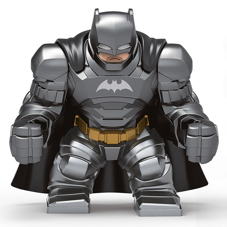 dc正义联盟超级英雄0295重装甲蝙蝠侠积木人拼装塑料积木