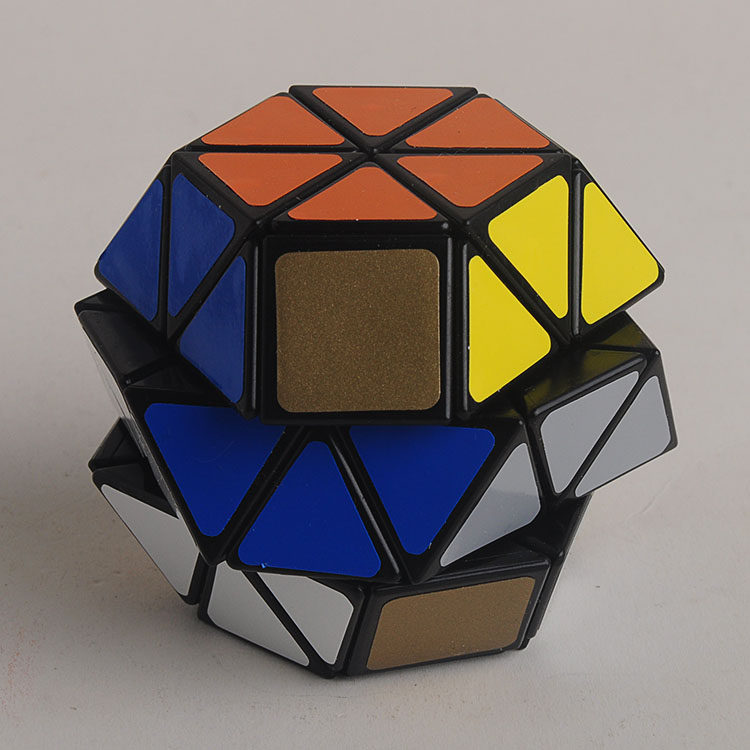 魔方蓝蓝绣球八轴八面ll宝石斜转面体魔方