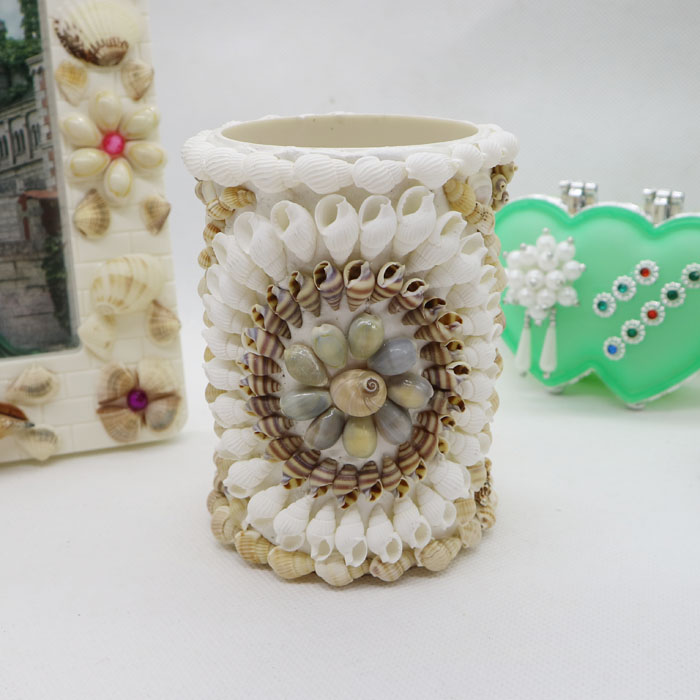 贝壳海螺笔筒创意家居饰品摆件工艺品热卖特色礼品海螺