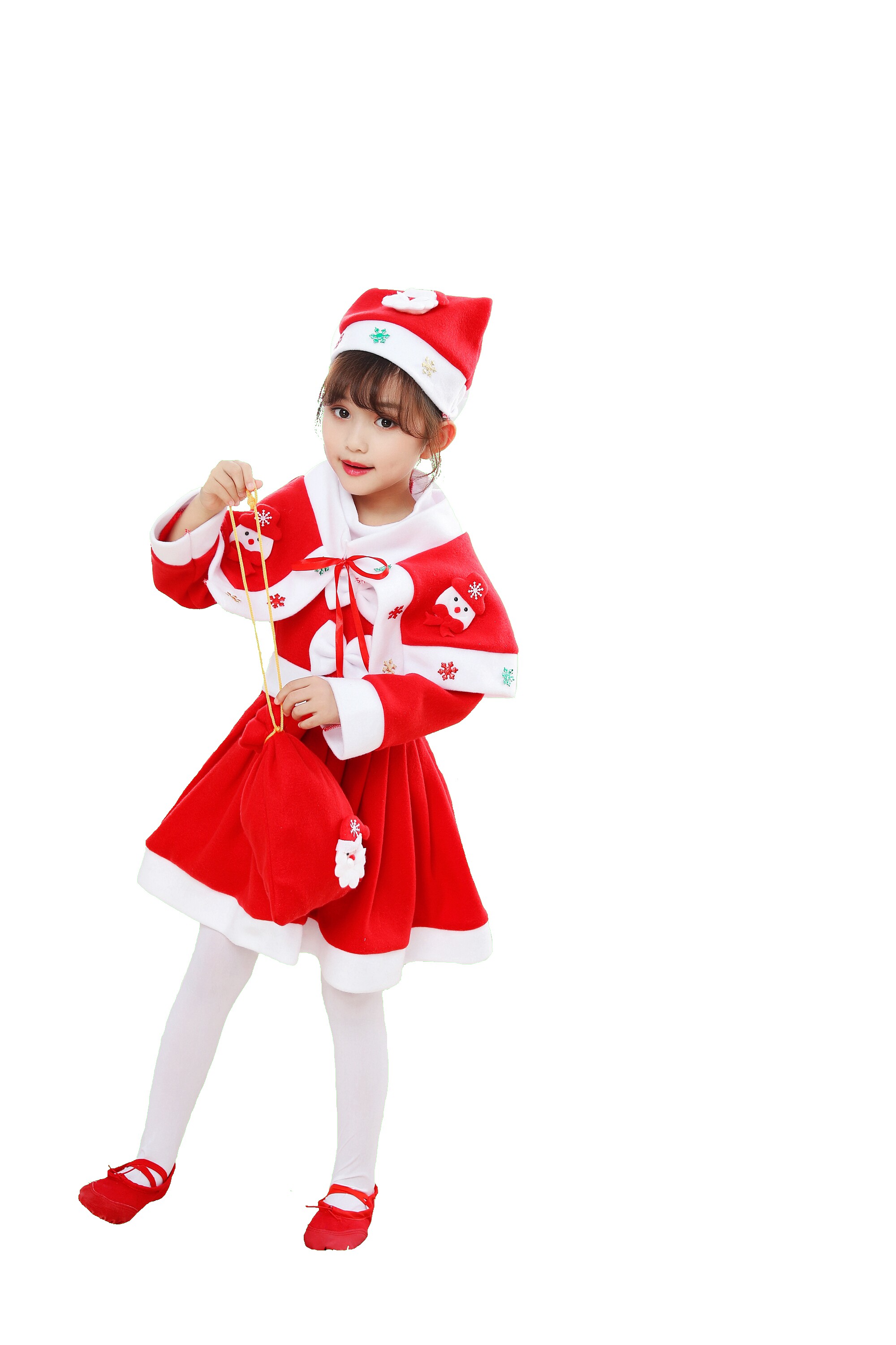 儿童圣诞节服装装扮女童表演男童演出服幼儿服饰儿童演出服