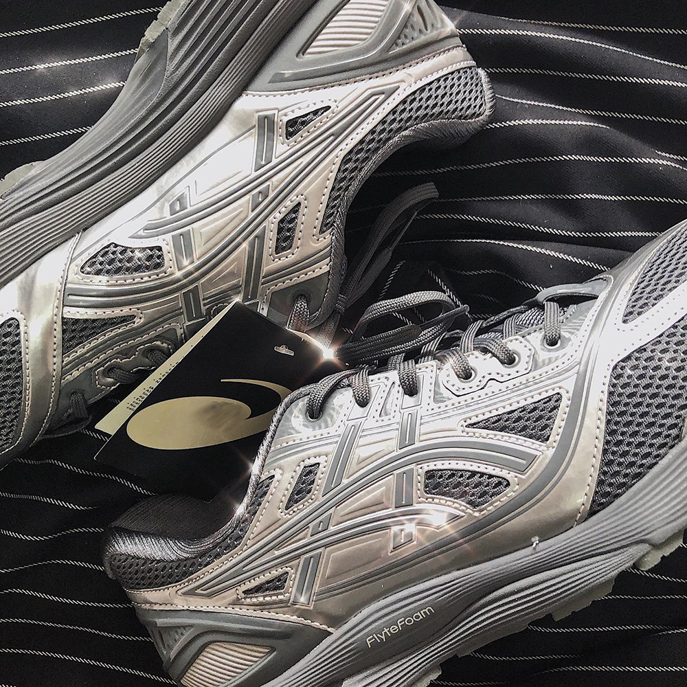 kikokostadinovgel-korika联名运动休闲男鞋银黑复古潮流跑鞋网面鞋