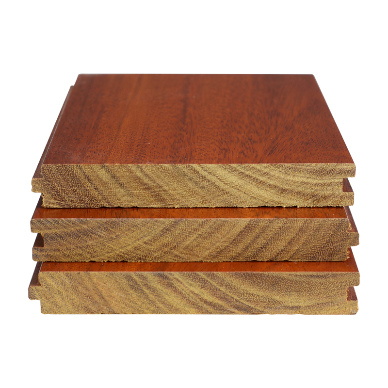 纯实木地板家用实木圆盘豆厂家直销番龙眼原木地热锁扣环保柚木色