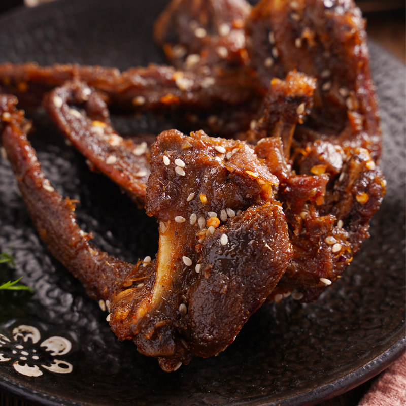 福建三明特产鸭肉零食酱鸭架锁骨骨架子顺姐酱鸭肉零食