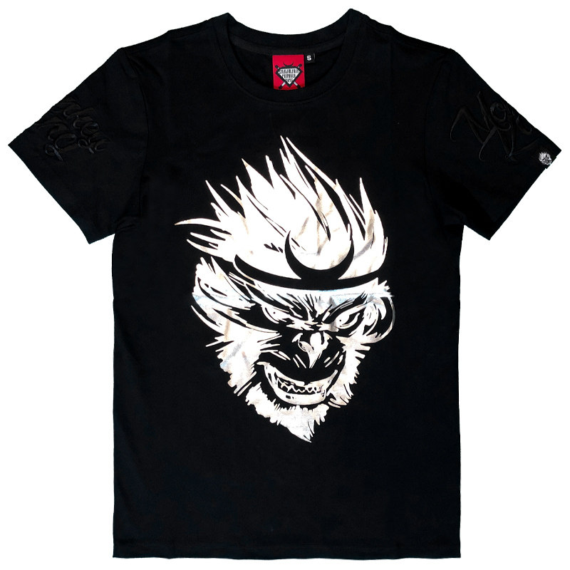 monkeyking男款潮牌女士休闲装情侣短袖潮流原创运动t恤