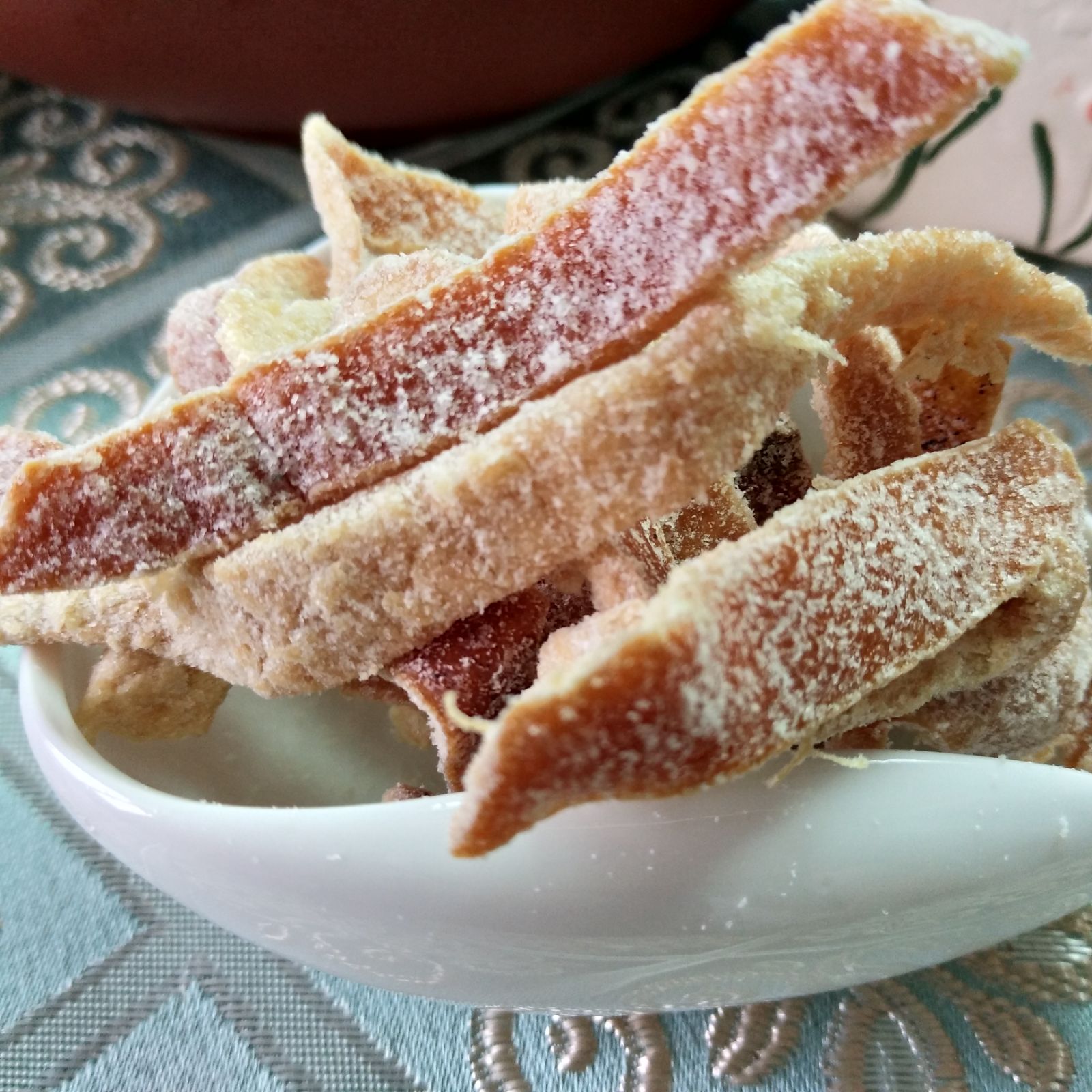 陈皮盐津雪花新会可口日式香橙陈皮条皮条200克拍陈皮