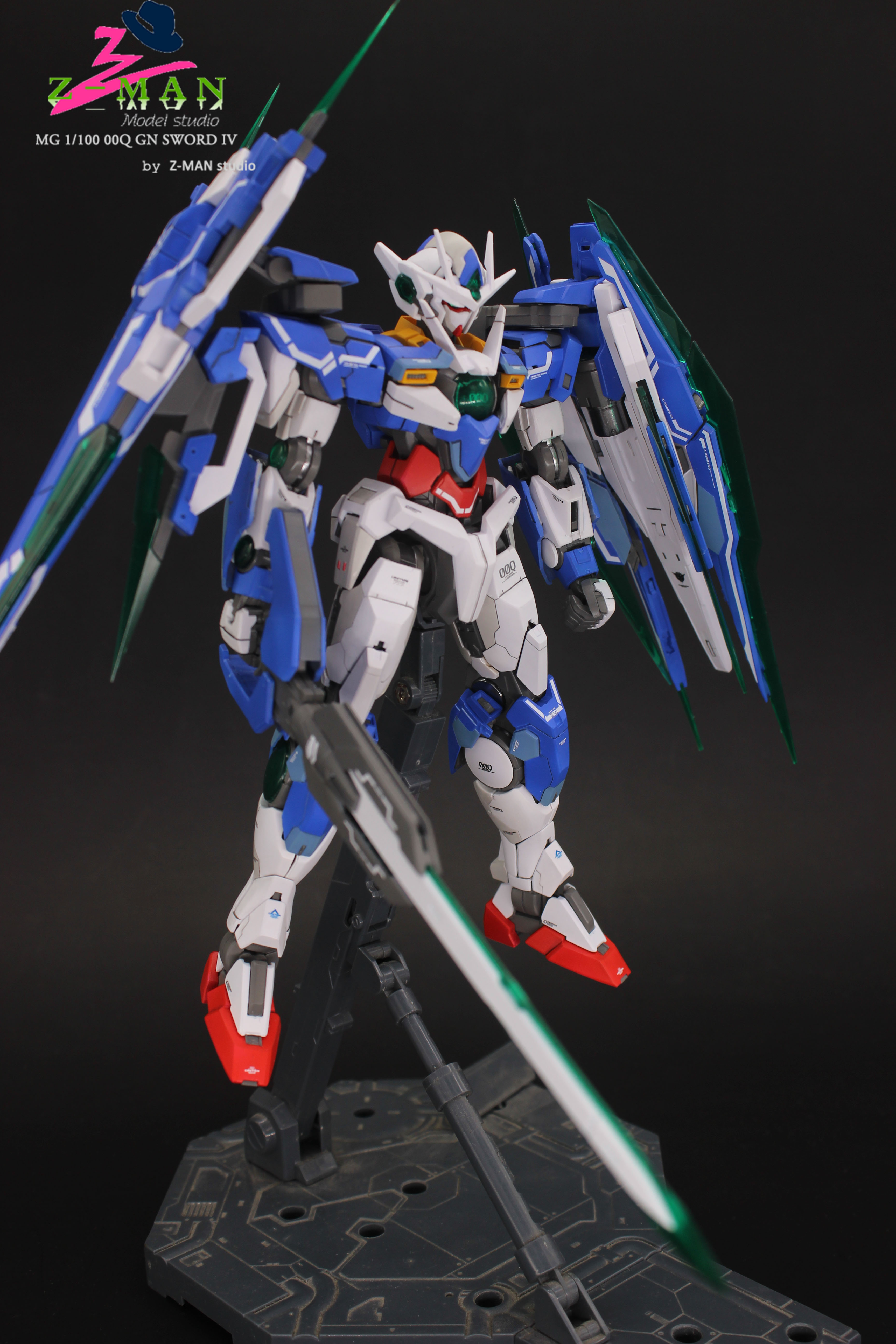 现货mg1 量子00q 改件 daniel swode 剑4 代工成品 00q 100