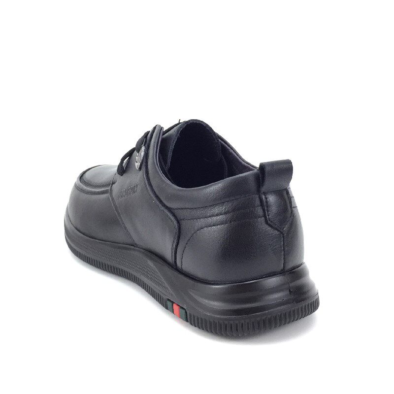 圆头冰洁男鞋2020秋季新款真皮平底休闲商务休闲皮鞋