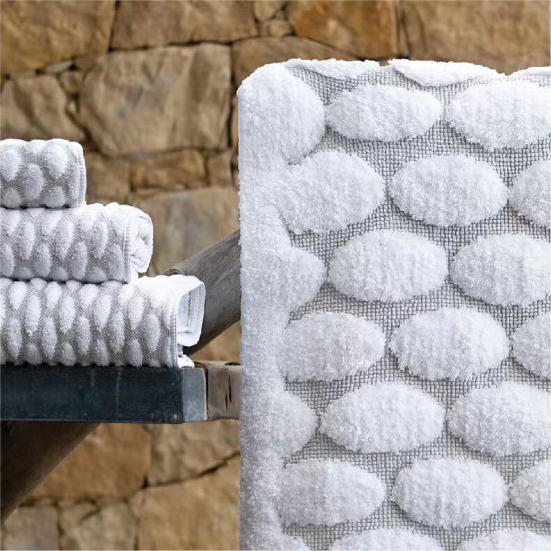 廊湾家居graccioza格傲葡萄牙进口花瓣系列地垫白色地垫