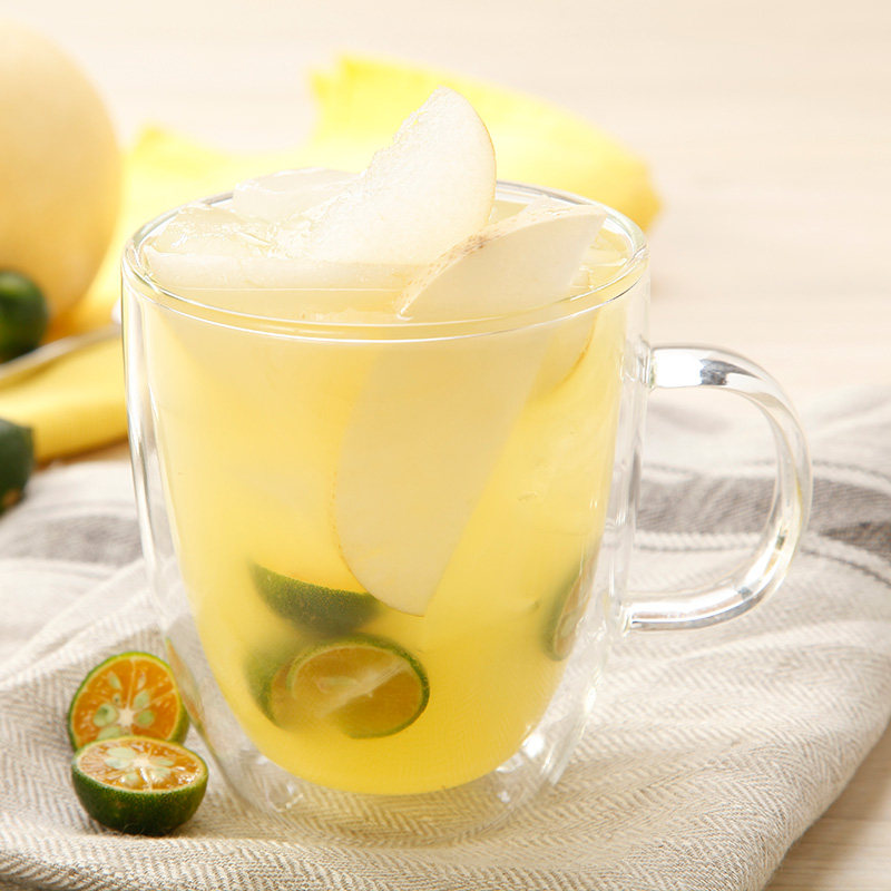 欧本蜂蜜雪梨果溶浓缩果汁原汁果肉冲饮雪梨汁果浆热饮原料12kg