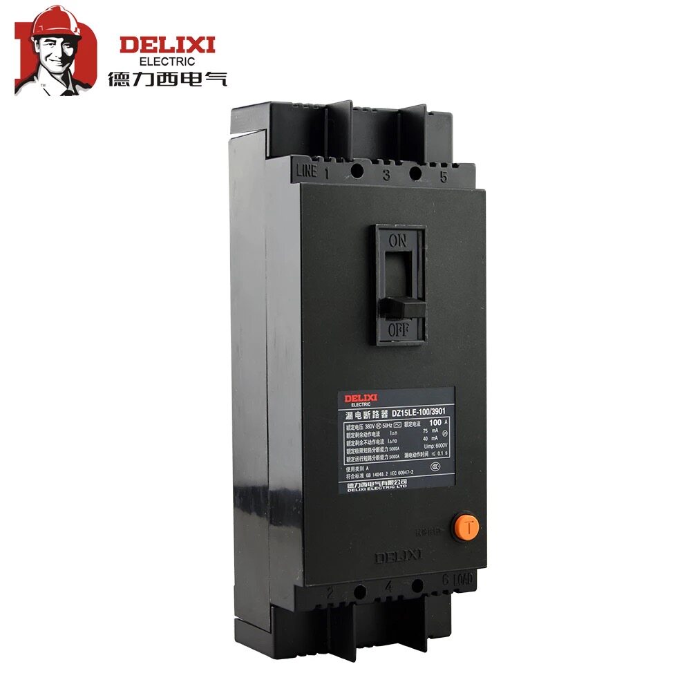 德力西漏电保护器dz15le-100490139012901三相四线断路器空气开关