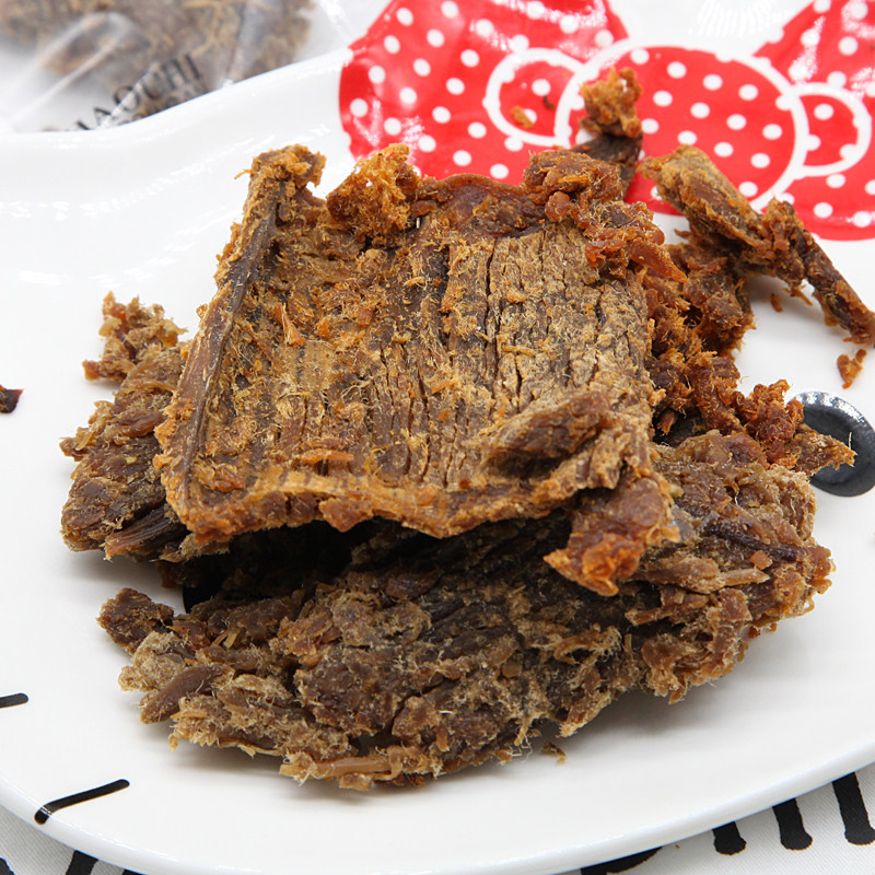 牛肉干豪吃手正宗牛肉五香香味沙嗲独立小包包装牛肉类