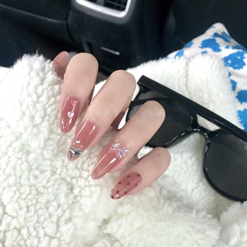 网红草莓色甲油胶2022年新款流行显白透色指甲油甲油胶