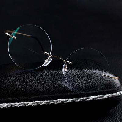 老花镜男远近两用无框老人镜超轻舒适智能变色渐进多焦点 - 慧视眼镜