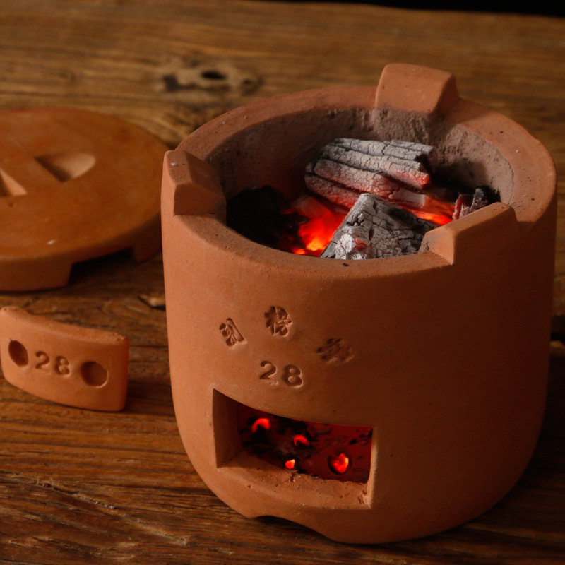 都督闽西副榜防裂手工炭炉红泥小火炉工夫工夫茶茶道