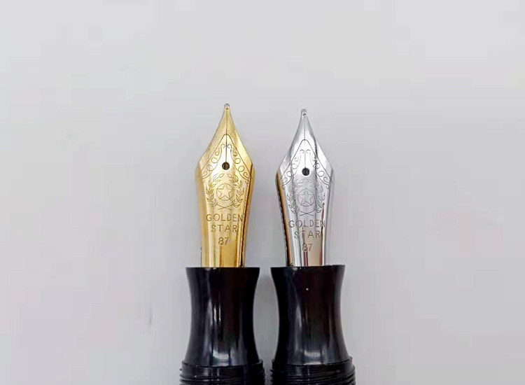 正品金星28练字书法笔批改作业螺旋帽顺滑老式钢笔复古文革时期