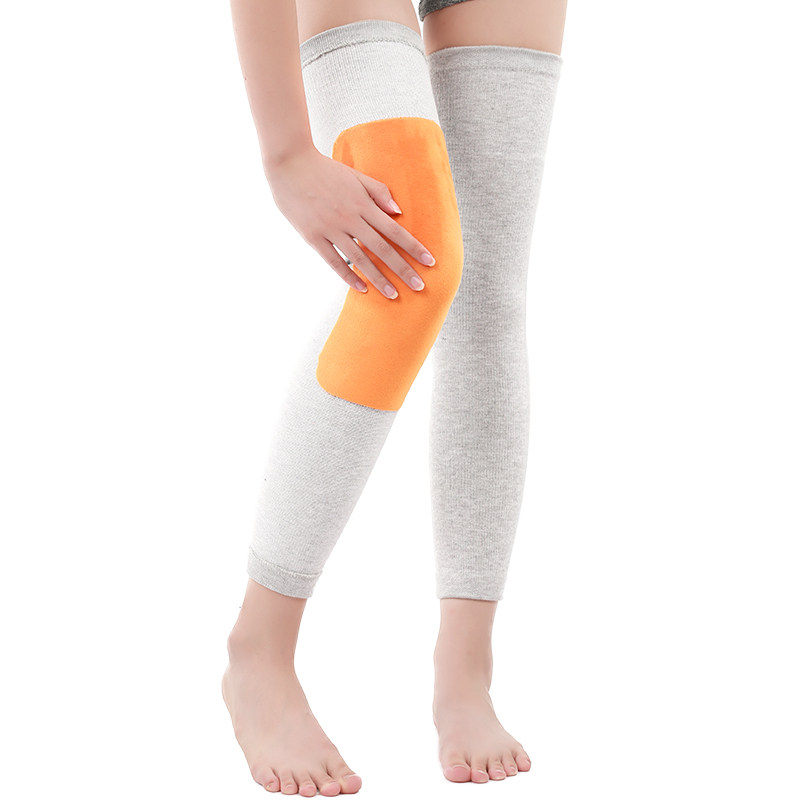 棉质加长款护膝加绒加厚保暖