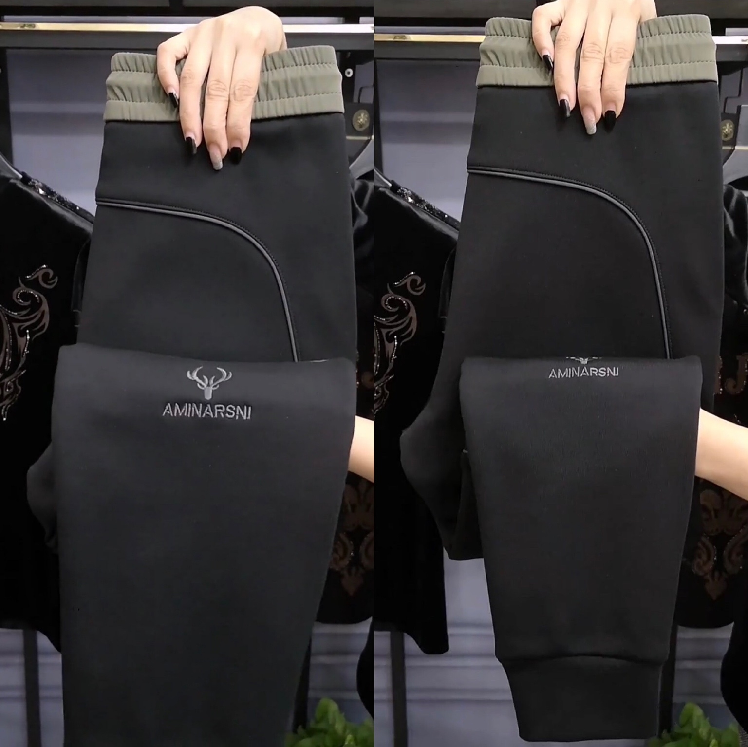 2022春秋新款男士修身小脚裤韩版潮流百搭休闲卫裤网红束脚运动裤