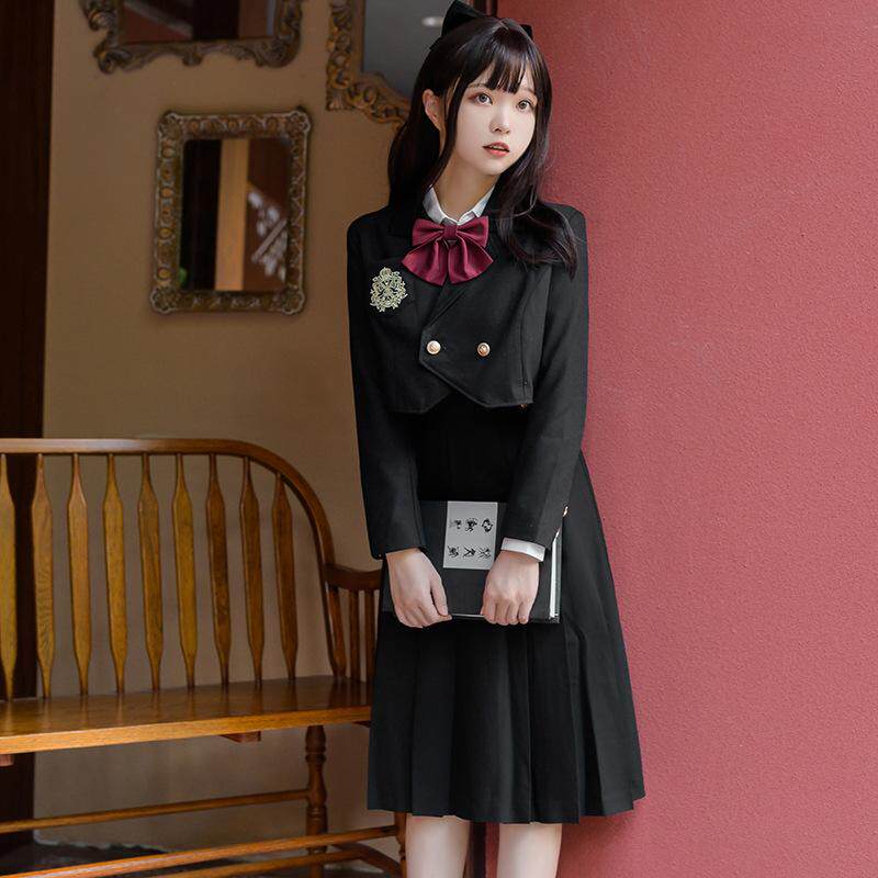 原创设计jk制服星空之旅护奶裙长款学生连衣裙学生校服