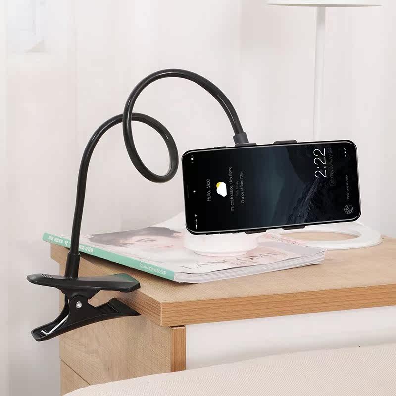 懒人手机支架 宿舍床头看电视用的夹子头 床架寝室上铺床上 床边