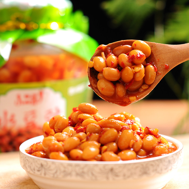 二妹贵州贵阳豆豉老坛风味酱豆610g辣椒蘸水豆瓣酱