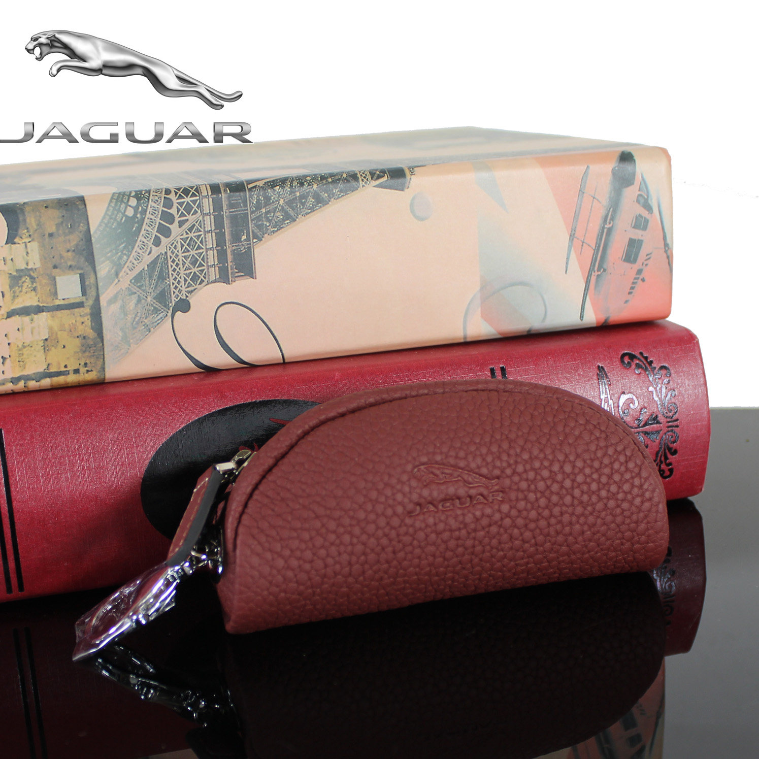 正品捷豹男士牛皮汽车钥匙包277917062779170527791701钥匙扣钥匙包