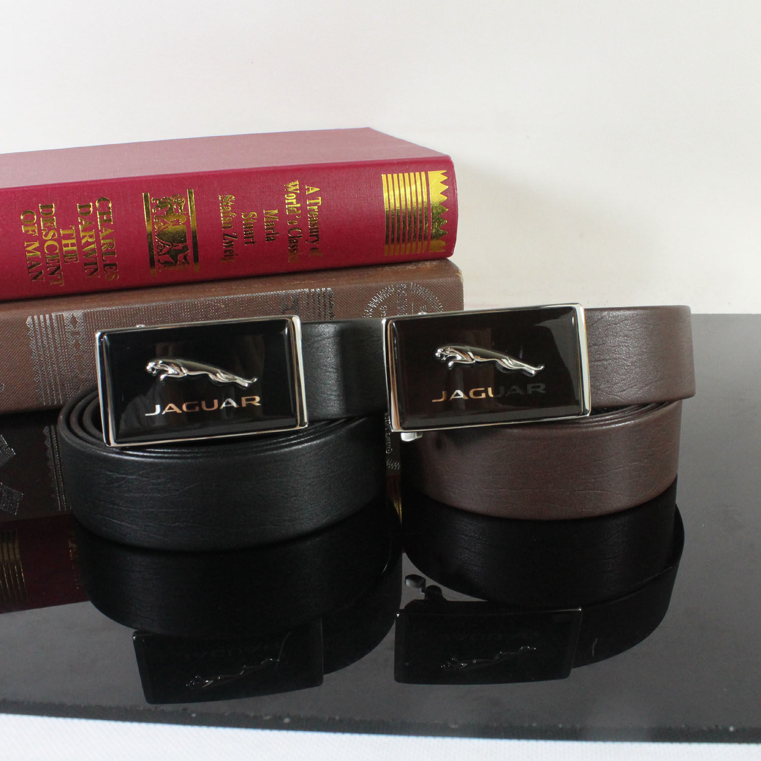 正品捷豹休闲男士皮带jm3714025237140152牛皮抽带腰带腰带