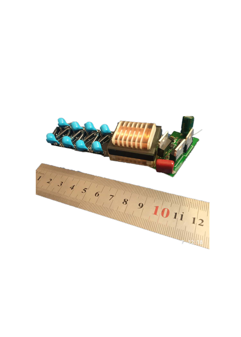 24v升30kv可调压电弧电晕发生器长时24小时工作空载倍压板线圈diy