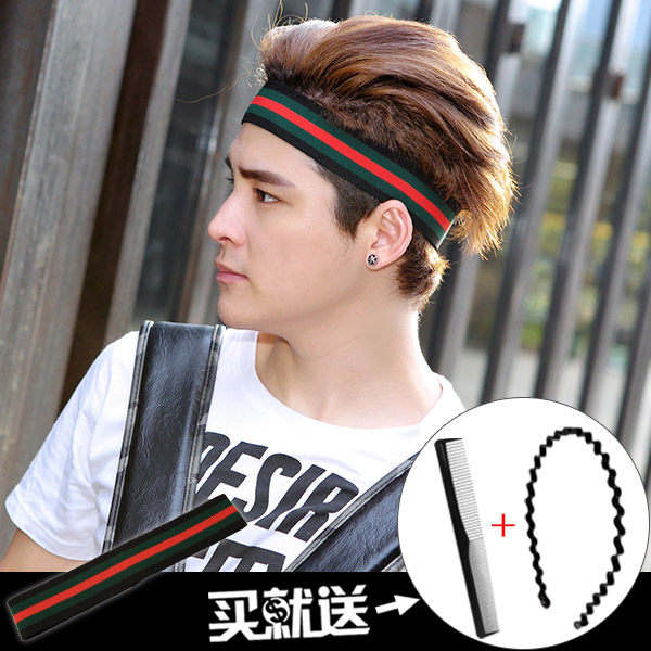 男士韩版敷面膜专用头带头套网红洗脸发箍女防滑压发可爱网红成人