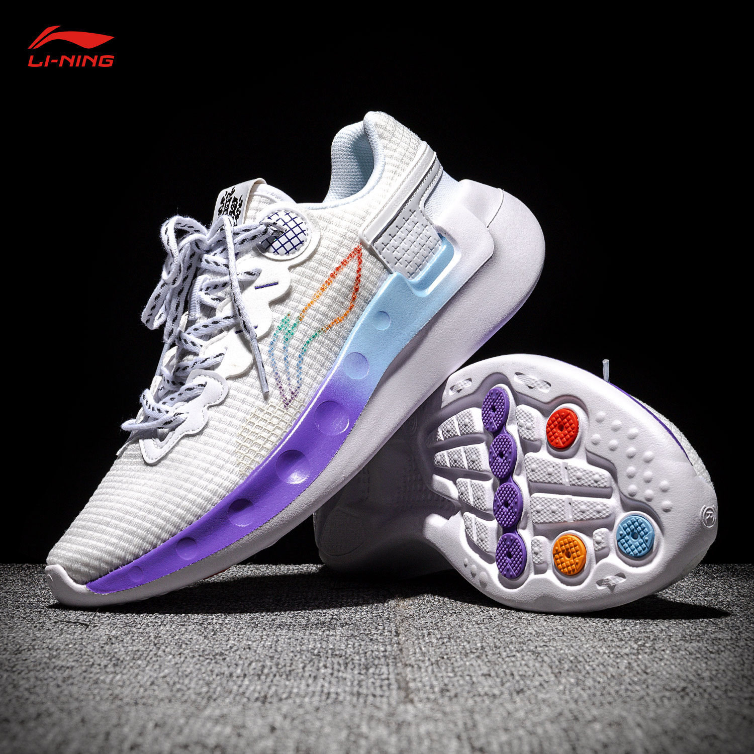 李宁跑步男鞋2021新款逍遥减震防滑耐磨夏季跑步鞋