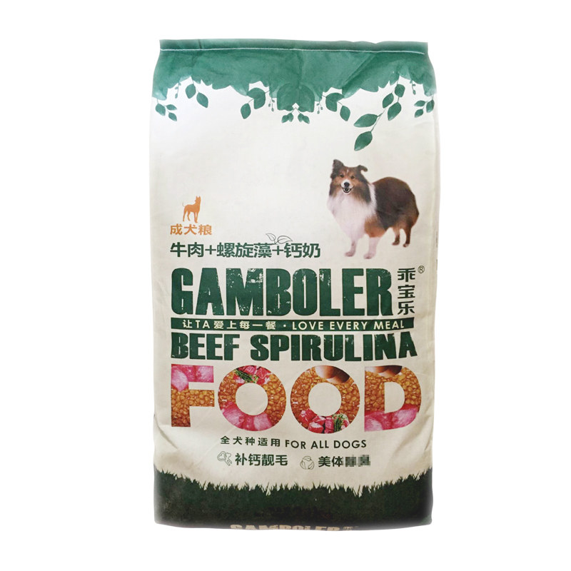 麦富迪乖宝乐狗粮20kg牛肉味边牧金毛中大型小型犬通用型成犬40斤