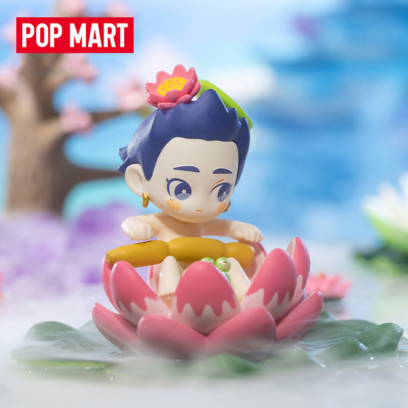 popmart泡泡玛特非人发呆哪吒系列盲盒手办摆件情人节潮玩盲盒