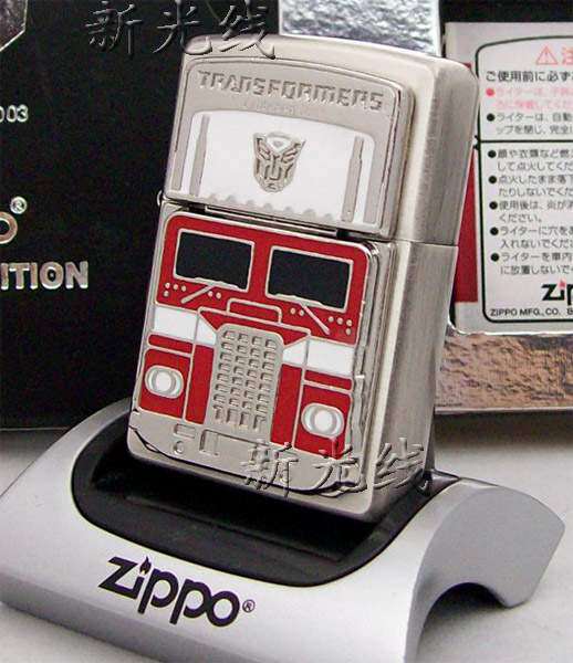 美国zippo打火机男女玩具日版收藏限量变形金刚擎天柱zippo