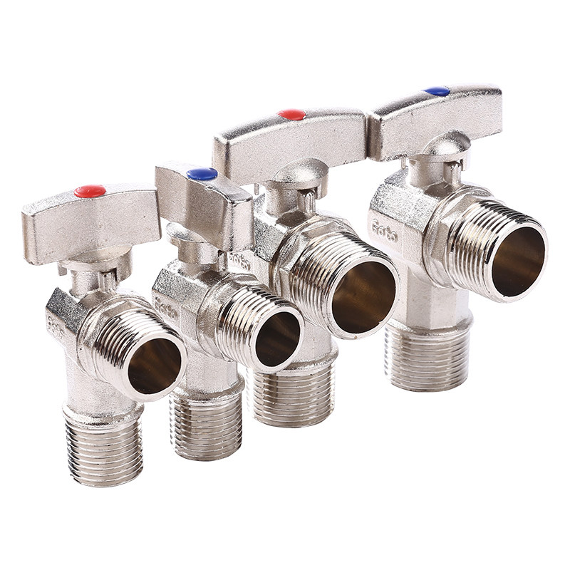 马桶三角角阀全铜体铜球大流量4分6分厨房其他阀门