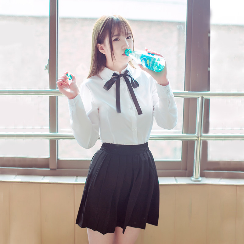 日韩班服校服套装男女衬衫春夏季学生装jk制服学院风水手服表演服