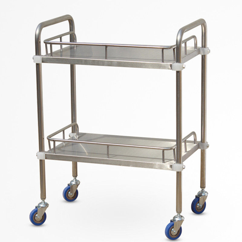 不锈钢医院用小推车 抢救车 美容车多功能换药车手术器械车仪器车